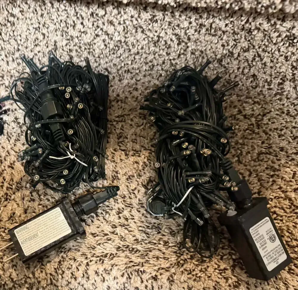 Two-Pack LED String Lights with 30V Transformer Power Supplies